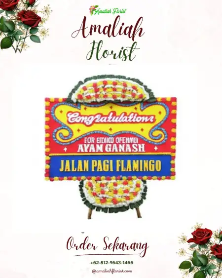 Sewa Papan Bunga Plampang